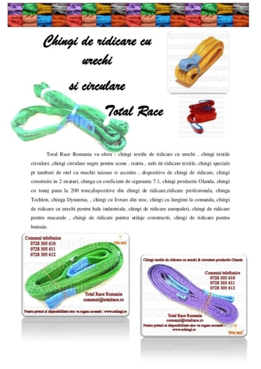 Chingi textile ridicare , chingi legare , chingi pentru europaleti - 4