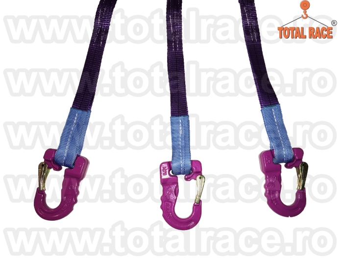 Dispozitiv de chingi cu 3 brate si chei de tachelaj omega productie Crosby - 3
