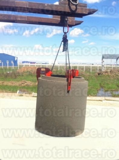 Dispozitive de lant cu clesti pentru transport pe verticala a caminelor de beton - 1