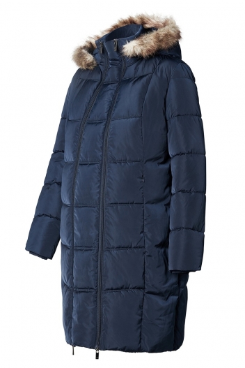 Geaca pentru gravide 3in1 impermeabila bleumarin New Anna - 2