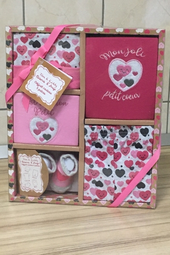Set cadou bebe 5 piese Love Tom Kids 0-6 luni - 2