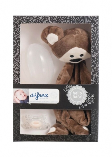 Set cadou bebelusi: jucarie plus+suzeta+cutie protectie - 2