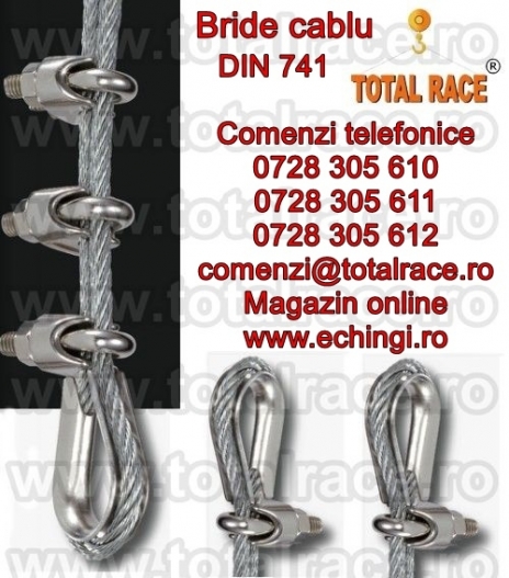Brida fixare cablu DIN 741 - 6