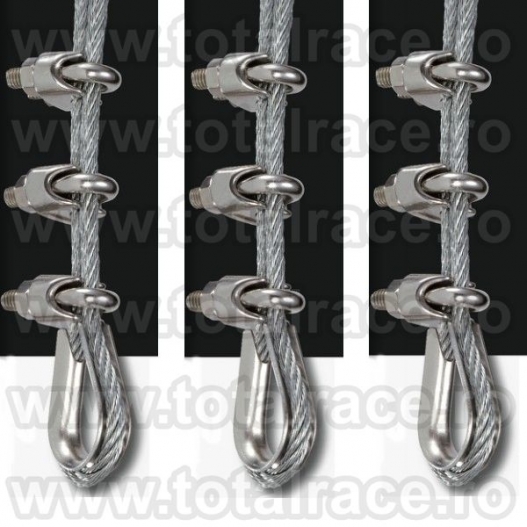Brida metalica de strangere cablu Total Race - 6