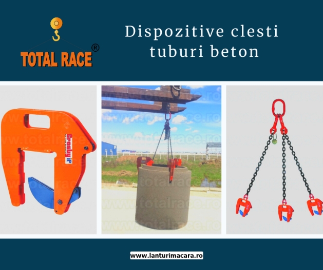 Dispozitive manevrare tuburi de beton diferite deschideri - 1