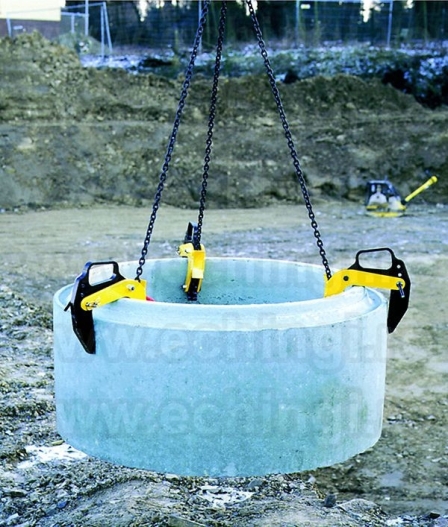 Ridicari cu clesti pentru tuburi din beton - 3